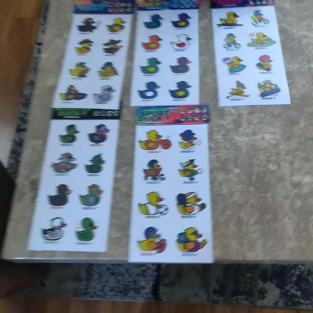 Ducky Stickers With Cartoon Ducks F 430